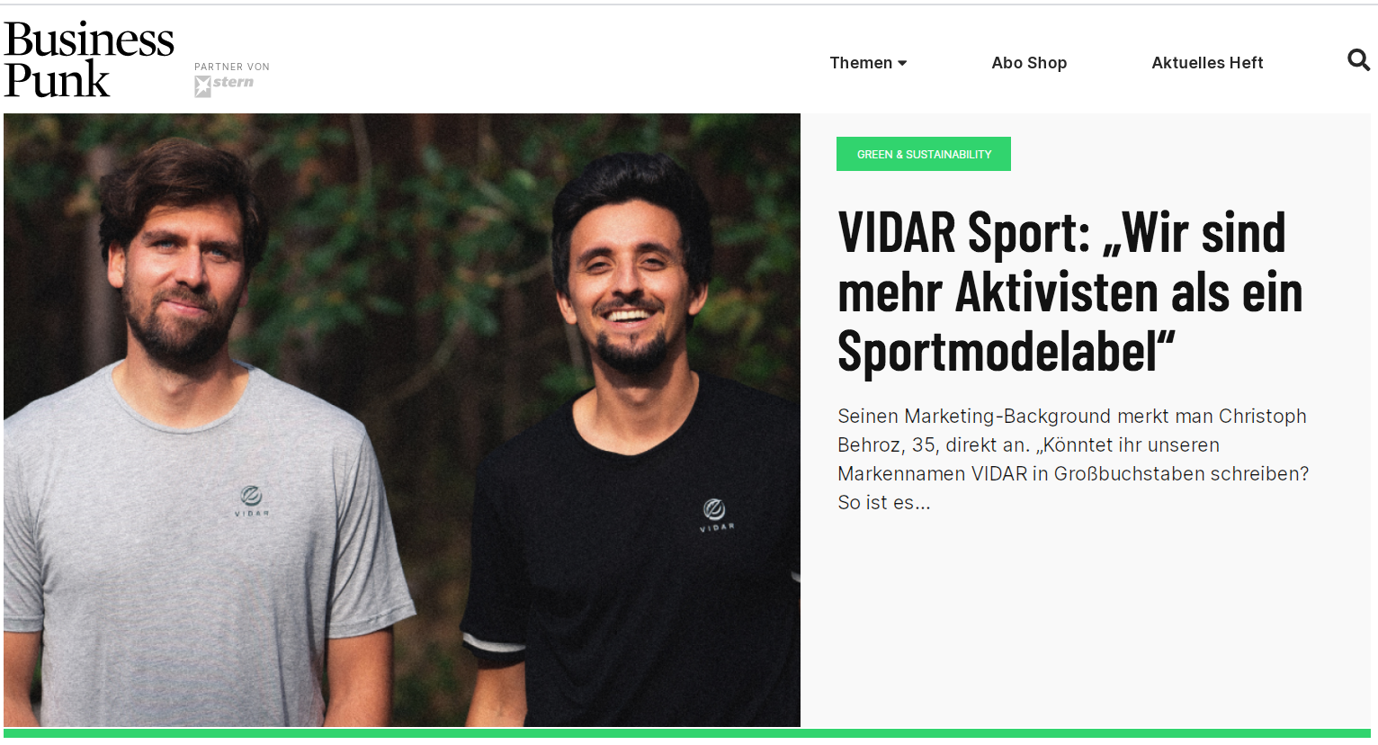 VIDAR Sport: „Wir sind mehr Aktivisten als ein Sportmodelabel“